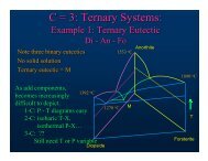 C = 3: Ternary Systems: