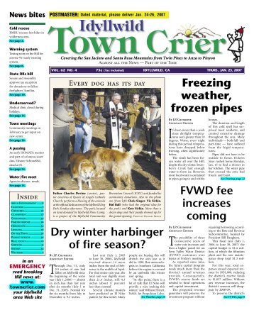 5! - Idyllwild Town Crier