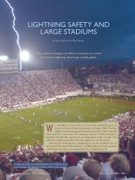 lightning safety and large stadiums - American Meteorological Society