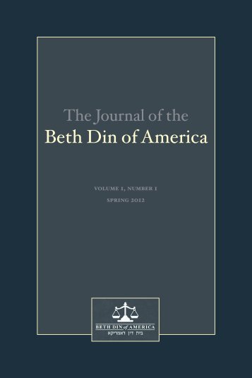 Jewish Divorce - Beth-Din of America