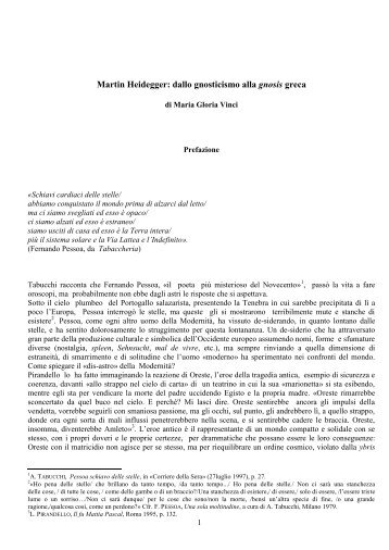 Martin Heidegger: dallo gnosticismo alla gnosis ... - Politicamente.Net
