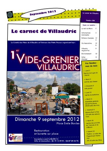 Le carnet de Villaudric