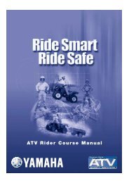 ATV Rider Course Manual Ã¢Â€Â“ Yamaha Motor Australia