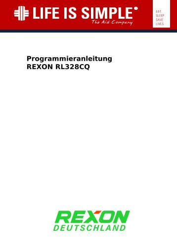 Programmieranleitung REXON RL328CQ