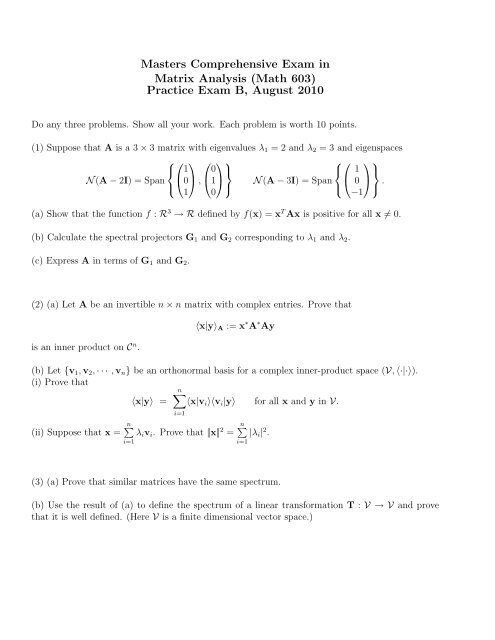 Practice Qualifying Exam B [pdf]