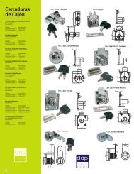 Cerraduras de cajÃ³n - DAP ducasse