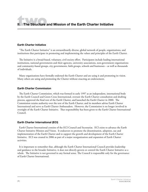 Handbook English - Earth Charter Initiative