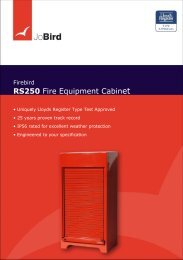 RS250 Fire Equipment Cabinet - Jo Bird