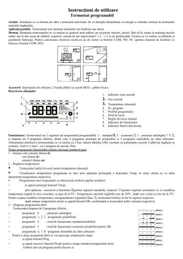 Euro-Termostat - Secpral Pro Instalatii