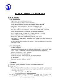 Rapport Moral du PrÃ©sident - FFVoile.fr