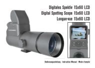 Digitales Spektiv 15x60 LCD Digital Spotting Scope 15x60 ... - Bresser