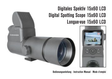 Digitales Spektiv 15x60 LCD Digital Spotting Scope 15x60 ... - Bresser