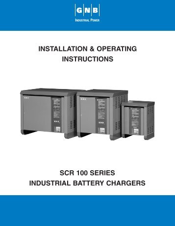 SCR100 Charger - Exide Technologies