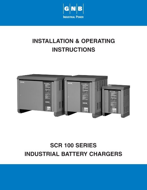 SCR100 Charger - Exide Technologies
