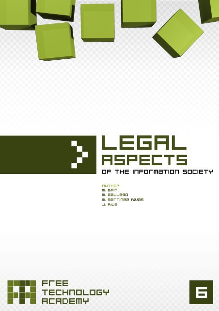 Legal Aspects of the Information Society. - Free Technology Academy