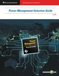 Power Management Selection Guide, 2Q 2007