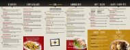 Lansdowne Menu - Drake's