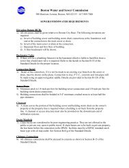 Sewer/Stormwater Requirements - Boston Water and Sewer ...