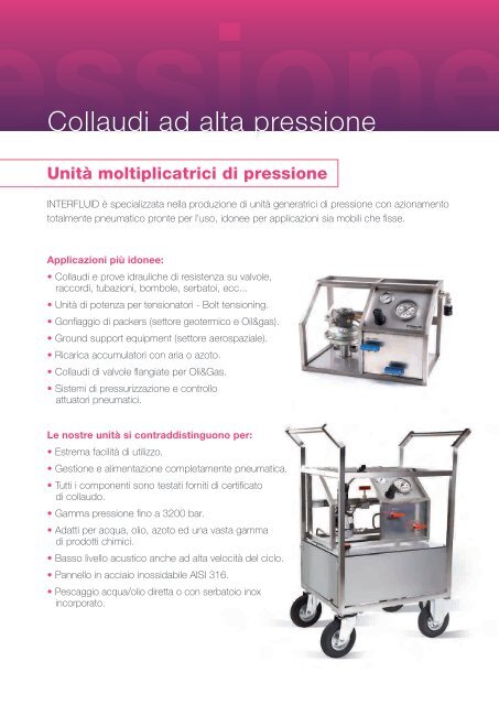 Alta Pressione - Interfluid S.r.l..
