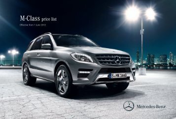 M-Class price list - Mercedes-Benz (UK)