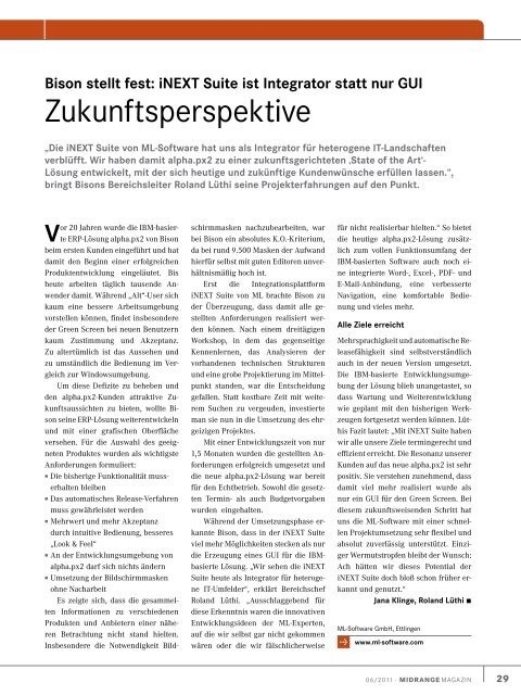 Kundenzufriedenheit im Fokus - Midrange Magazin