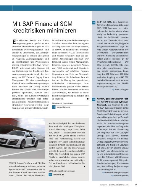 Kundenzufriedenheit im Fokus - Midrange Magazin