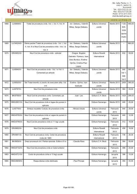 CATALOG GENERAL - UJmag