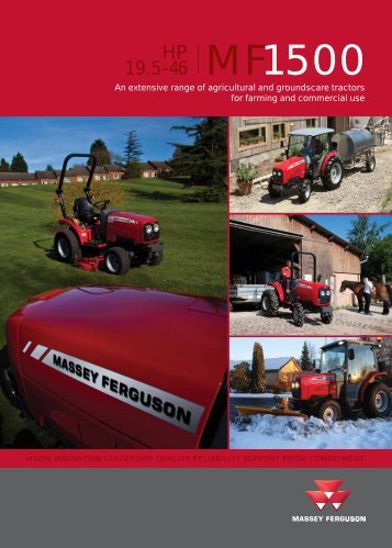 Preview image: MF 1500 AG & GC 14998 - Massey Ferguson