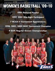 2009-10 - University Of Southern Indiana Athletics