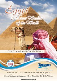 Egypt - Thompsons Tours