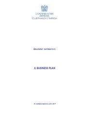 IL BUSINESS PLAN - Confindustria Genova