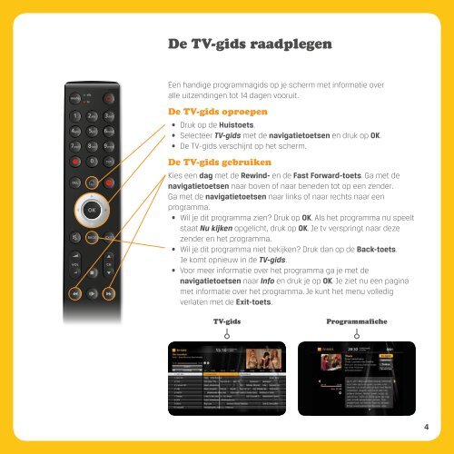 Gebruikersgids digitale televisie (zwarte ... - Klantenservice