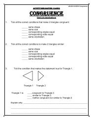 Print Activity for Similarity and Congruence - Math with JM - home