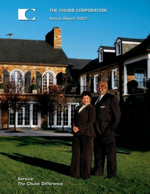 The Chubb Corporation Service The Chubb Difference