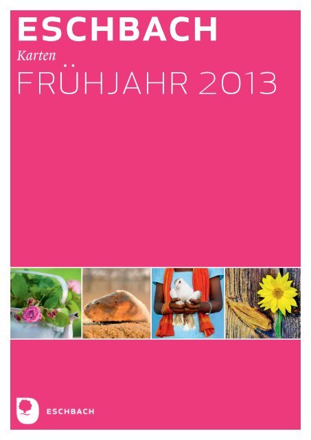 Vorschau Karten FrÃ¼hjahr 2013 - Verlag am Eschbach