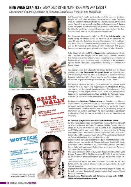 Oktober November 2010 - Seehas Magazin