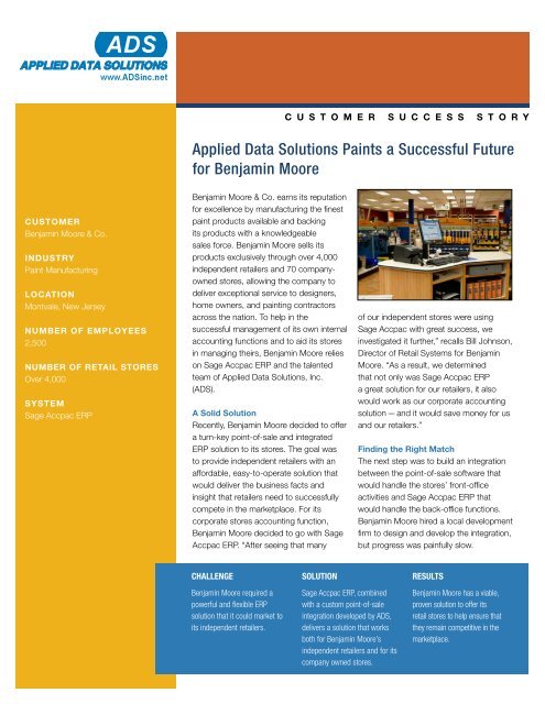 Applied Data Solutions Paints a Successful Future for ... - ADSS Global