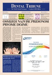 DENTAL TRIBUNE Croatian & BiH Edition - Dental Media Grupa