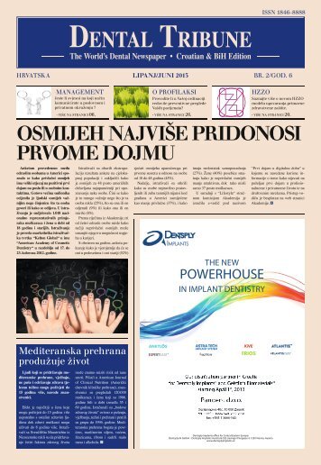 DENTAL TRIBUNE Croatian & BiH Edition - Dental Media Grupa