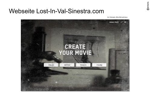 Lost in Val Sinestra - Goldbach Group