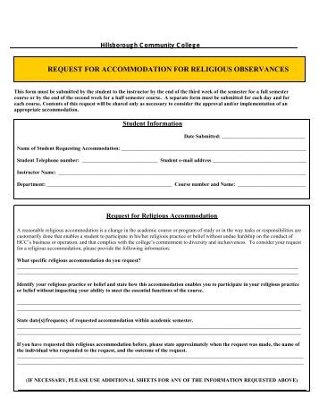 religious accommodation Additional policies and procedures affecting all faculty and staff can be found on religious accommodations cornell university reserves the right to amend. religious accommodation Additional policies and procedures affecting all faculty and staff can be found on religious accommodations cornell university reserves the right to amend.
