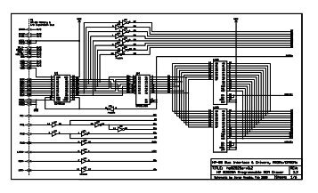 HP 82929A Programmable ROM Drawer Schematics