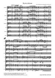 Mendelssohn - Kyrie eleison (SATBSATB) - Kantorei-Noten.de