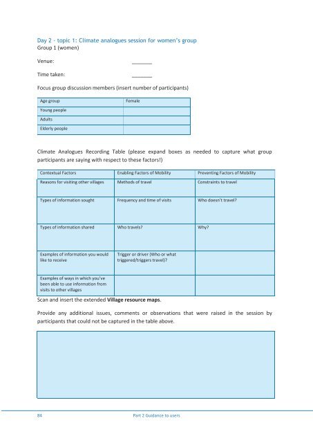 Gender and climate change research in - FAO