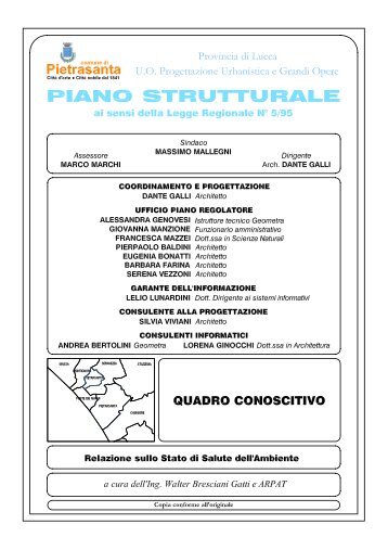 C) Relazione sullo stato di salute dell'ambiente - Comune di ...