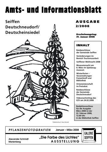 Amts- und Informationsblatt Seiffen Deutschneudorf
