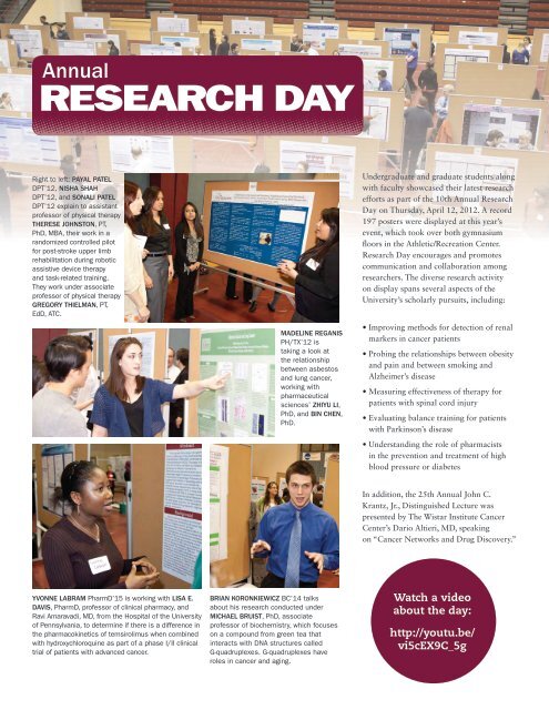 USciences Bulletin - University of the Sciences in Philadelphia