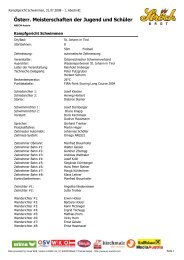 Ãsterr. Meisterschaften der Jugend und SchÃ¼ler - SV Donau Chemie ...