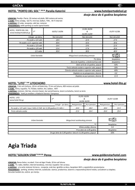 Preuzmite aranzman u PDF formatu - Euroturs