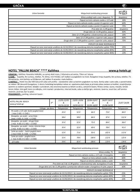 Preuzmite aranzman u PDF formatu - Euroturs